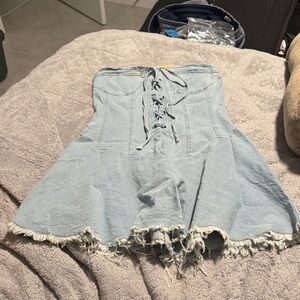 Daisy Light Blue Denim Dress